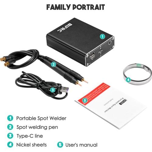 Adjustable 9 Gears Mini Spot Welding Machine With Quick Release Pen Nickel Plate 18650 Battery Welder Spot Welder 5500mAh