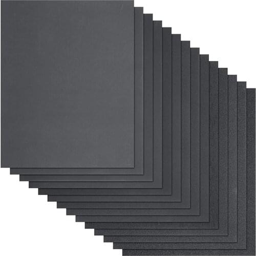 56 Piece Sandpaper 60 to 2000 Assorted Grit Dry Wet Abrasive Sandpaper for Metal Sanding Furniture Automotive Polishing