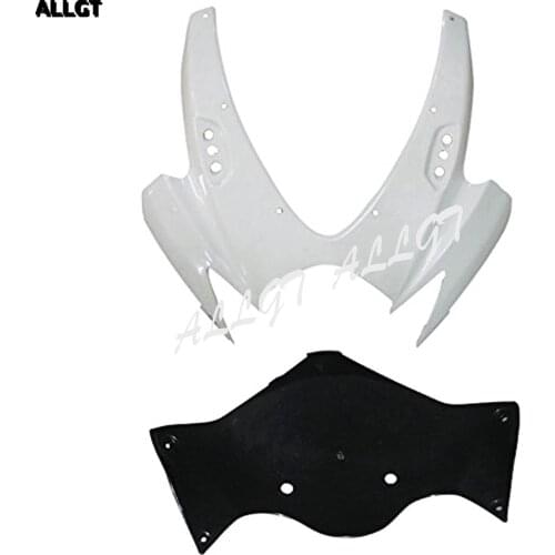 Unpainted ABS Injection Plastic Front Upper nose wtih Upper Splash Guard Fairing Kit for 06 07 Suzuki GSX-R 600 / 750 2006 2007
