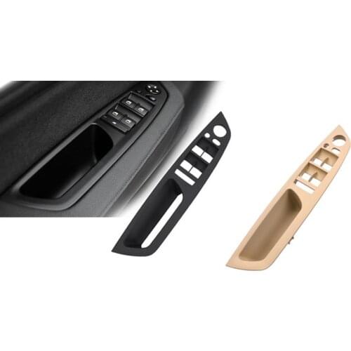 Beige Black Gray Armrest Car left front drivers seat LHD Interior Door Handle Inner Panel Pull Trim Cover For BMW E70 E71 X5 X6