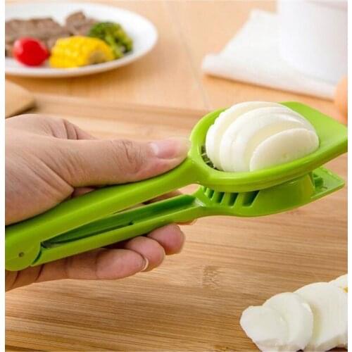 Egg Slicer Cooking Tools 2in1 Cut Multifunction Kitchen Egg Slicer Sectione Cutter Mold Flower Edges Gadgets Tools
