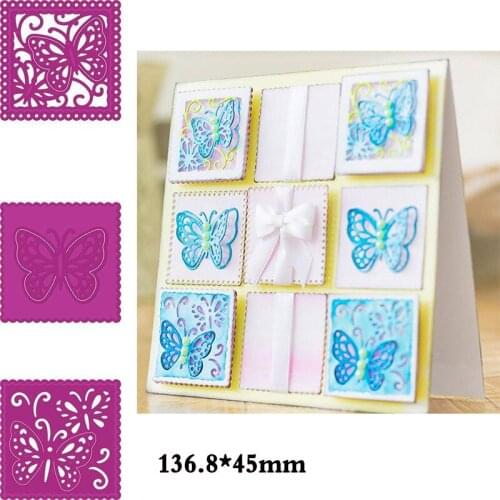 Butterfly Frame Metal Cutting Dies Stencil for DIY Scrapbooking Embossing Photo Album Decoration Paper Cards Crafts Die Cut New