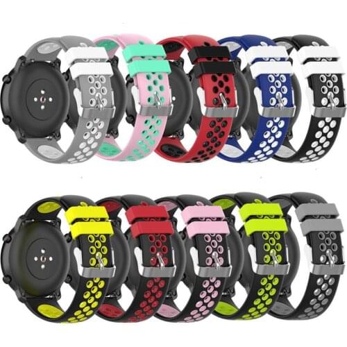20/22mm Watchband For Samsung Galaxy Watch 3 45mm 41mm Strap Sport Silicone Band for Galaxy Watch 3 Bracelet Wristband