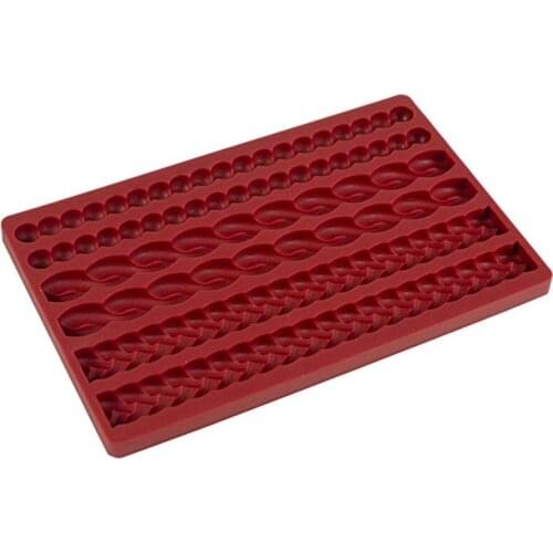 Lattice Braids Silicone Mold for Fondant and GumPaste Mold Cake Decorating Supplies Cupcakes Bakeware Tools