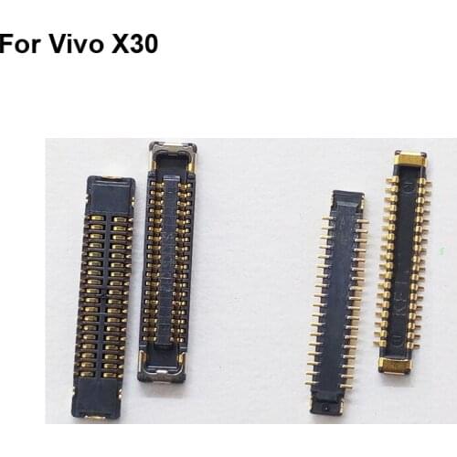 2pcs FPC connector For Vivo X30 LCD display screen on Flex cable on mainboard motherboard For Vivo X 30