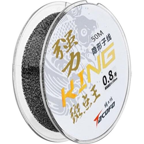 Super Strong Spotted Line Invisible Fishing Line Speckle Carp Fluorocarbon Line Sinking Nylon Fly Fishing Line 100M 0.12-0.50mm