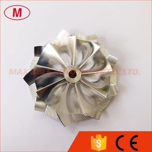 TD04 51.00/66.5mm 9+0 blades high performance turbo Turbocharger milling/aluminum 2618/billet compressor wheel