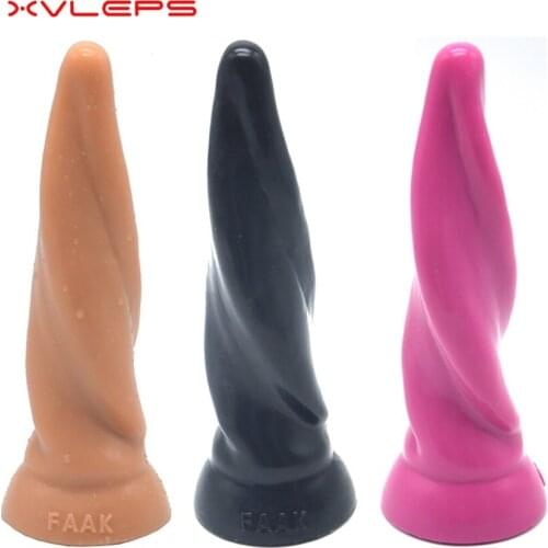 Xvlleps 8 Inch Twist Expanding Anal Dilator Plug Sex Toys Prostate Long Buttplug with Suction Cup Anal Dildo G Spot Masturbator