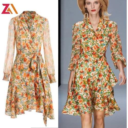 ZAlady Goblincore Summer Vintage Midi Dresses For Women Clothes Long Sleeve V-neck Elegant Beach Ruffles Office Plus Size Dress