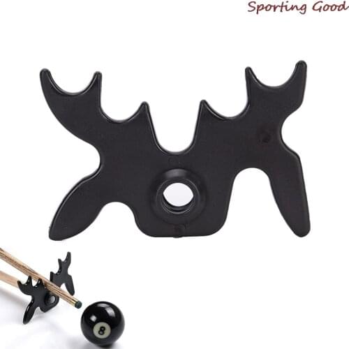 1PCS Snooker Billiards Cue Rack Bridge Head Billiards Cross Antlers Rod Holder Pool Cue Stick Frame Pole Rack Rod Accessory