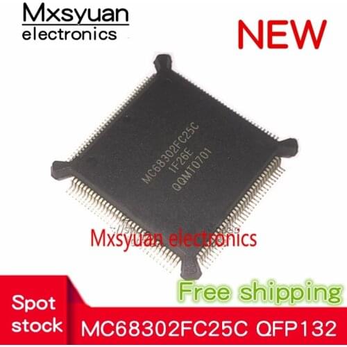 2pcs~10pcs/lot MC68302FC25C MC68302FC25 QFP-132New original embedded processor chip