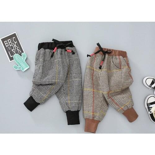 2020 Children long Pants Kids Spring Autumn Clothes Girls strips Trousers for Baby Boys Pants Toddler Pants Ribbed legging Pants