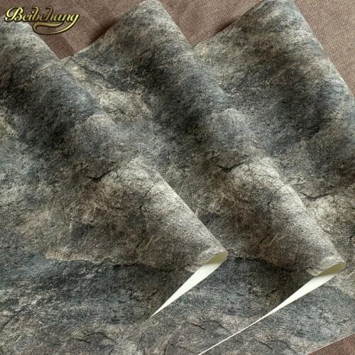 Beibehang papel de parede 3d home decor natural classic brick Rock stone wallpaper roll TV background home decor pvc wall paper