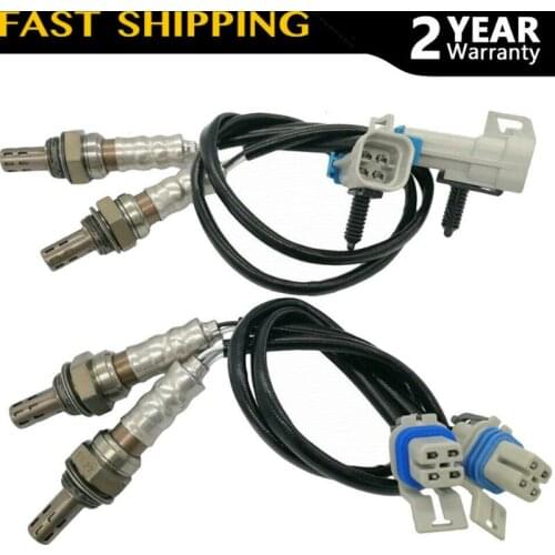 4pcs Up+Downstream Oxygen Sensor For 2008-2013 GMC Sierra 1500 V8 4.8L 5.3L For 2008-2011 GMC Sierra 1500 2500 HD 3500 HD