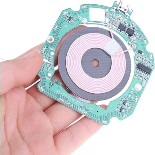 10W QI Fast Wireless Charger DIY PCBA Module Transmitter Circuit Board+ Wireless Charging Coil For Iphone Xiaomi