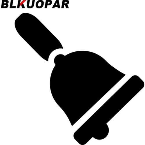 BLKUOPAR for Christmas Bell Silhouette Car Stickers Fashion Sunscreen Decals Air Conditioner Windshield Laptop Vinyl Car Wrap