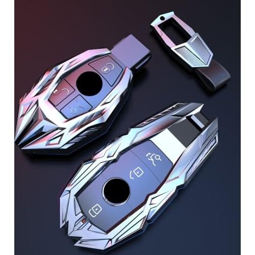Zinc Alloy Car Remote Key Cover Case key For Mercedes Benz E C S GLC GLA CLA W203 W210 E43 W213 E300 E400 E200 W204 W212 W176