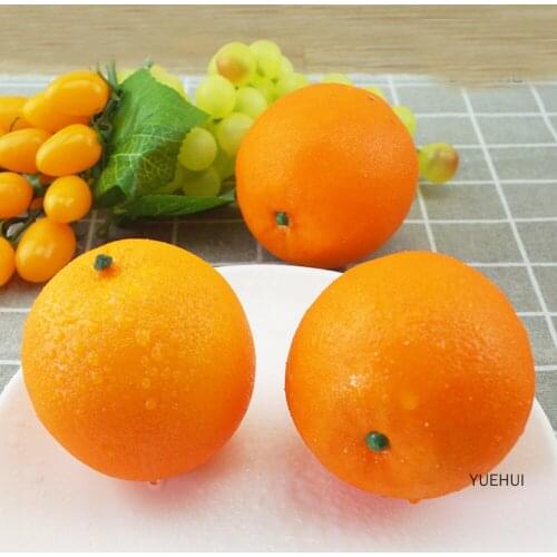 8pcs High Imitation Fake Artificial Orange Fruit&artificial Plastic Fake Simulated Orange Fruit Model Fruit Ornaments