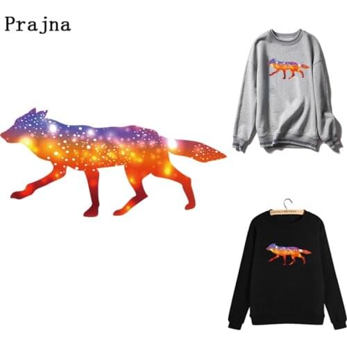 Colorful Ironing Patches For Striped Clothes Ironing Applications For Men Women Clothing Applying Another Beautiful Wolf Patch