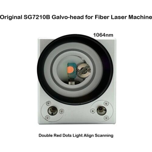 LY SG7210B Double Red Dots Light Align Scanning Galvo Head Set KIT 1064nm Galvanometer Scanner with Power Supply Aluminum Case