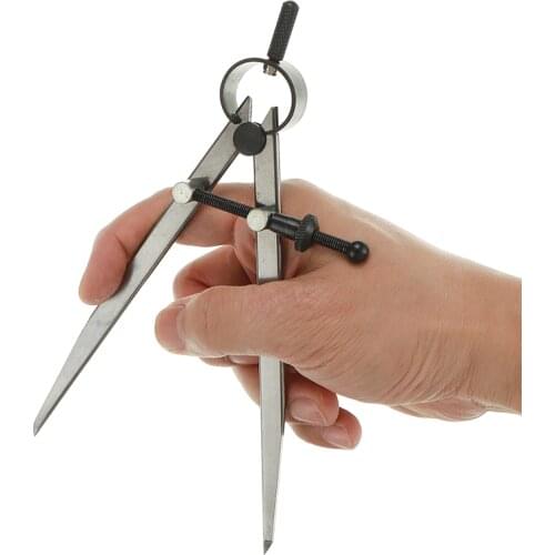 Metal compasses Edge Creaser Adjustable Easy To Line And Draw Circles Craft Metal Durable