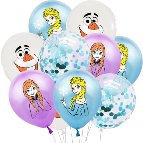 Frozen 2 Party 12inch Latex Balloon Set Kids Toys Elsa Anna Princess Birthday Party Decoration Baby Shower Supplies Balloons