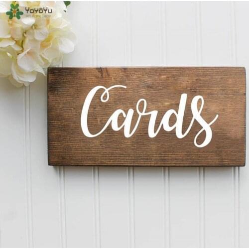 YOYOYU Wall Decal Reception Ceremony Cards Wedding Party Signs Removable Chalkboard Decor Wedding Decoration Vinyl Decals QQ494