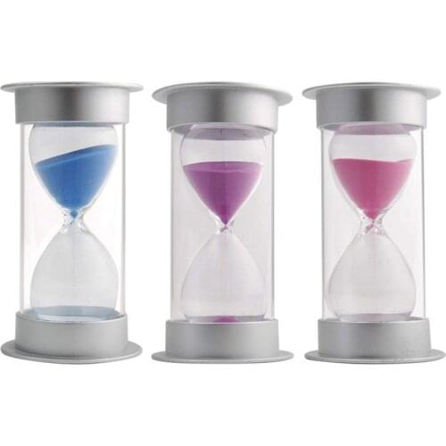 45 Minutes Hourglass,Modern Sand Timer with Sand for Mantel Office Desk Coffee Table Book Shelf Curio Cabinet or End Table Chris
