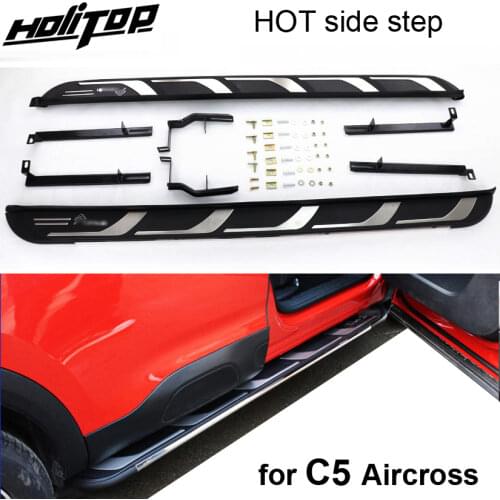 New arrival nerf bar running board side step bar for Citroen C5 AIRCROSS,aluminum alloy pedal, excellent quality, popular style