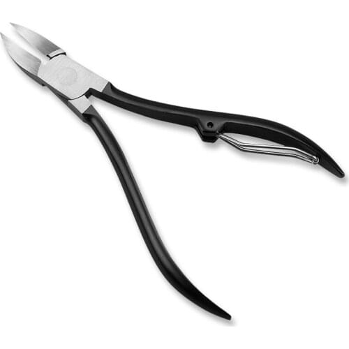 Black Stainless Steel Cuticle Finger Pier Foot Nipper Cutter Nail Art Clipper Nippers Care Pedicure Toe Trimmer Manicure Tool