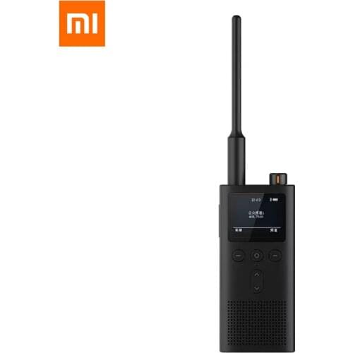 Original Xiaomi Mijia Walkie Talkie 2 LCD Screen 5W UHF VHF 1-6KM Communicate IP65 Waterproof Long Standby Bluetooth Interphone
