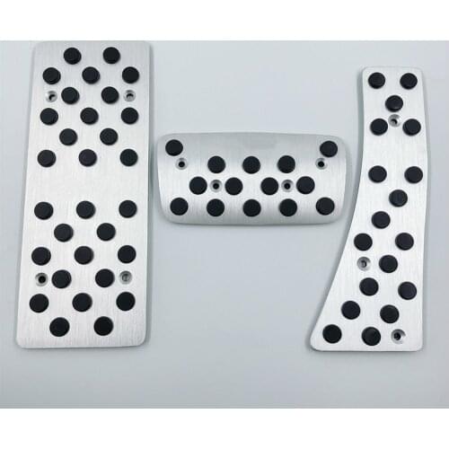 Aluminum Alloy Rubber Car Gas Accelerate Brake Pedal Pad Cover For Honda CIVIC 2006 2007 2008 2009 2010 2011 AT/MT