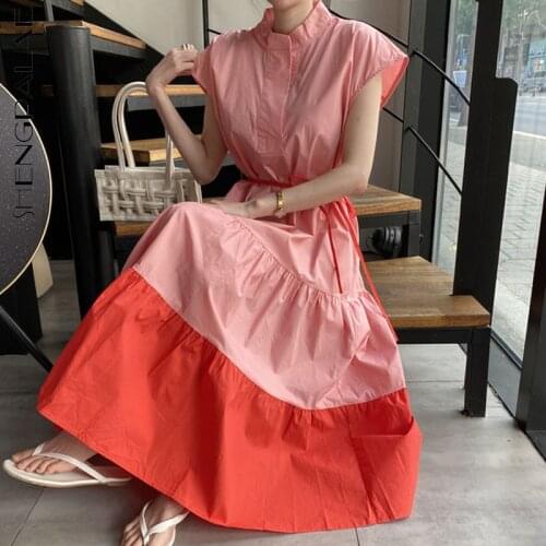 Shengpalae Loose Summer Dresses