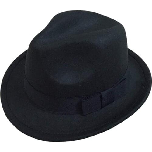 Michael Jackson Hat for Kids- Fedoras - Black-Michael Jackson Dangerous Hat