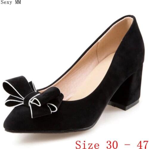 High Heels Women Pumps High Heel Shoes Stiletto Woman Party Wedding Shoes Kitten Heels Small Plus Size 30 - 47