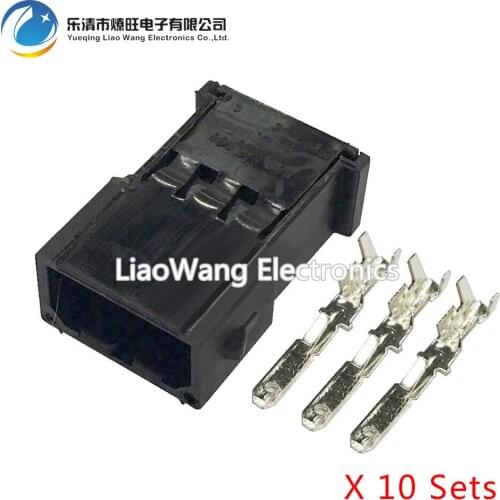 10 PCS Waterproof connector good car - Qashqai car connector with terminal block DJ7037-2.8-11 3P