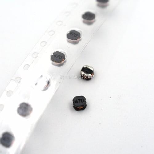 10PCS/LOT SMD Power Inductor CD32 47uH 47UH 470 SMD Inductance 3.5*3.0*2.0mm
