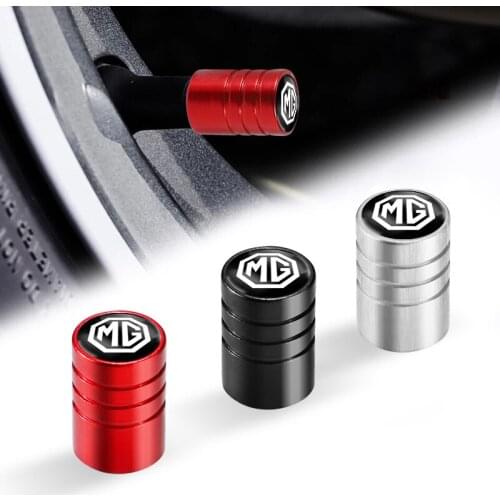 4PCS Metal Alloy Car Wheel Tire Valve Stem Caps For Morris Garages MG 6 3 5 7 TF ZR ZS HS GS GT Hector RX5 RX8 350 550
