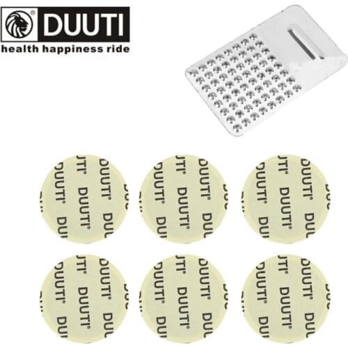 DUUTI 6Pcs High-grade Bicycle Tyre Patches No Glue Inner Tire Puncture Fast Sticker with Rubbing Slice Bike Tire Repair Tool Kit