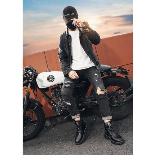 BOBTXS Men's Motorcycle Boots