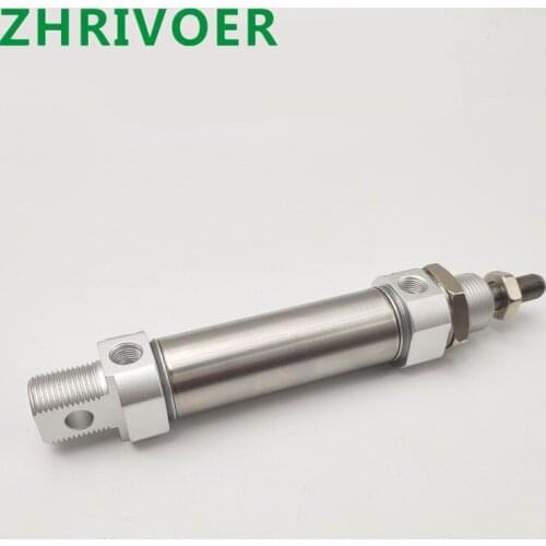 Stainless steel mini cylinder MI 25 bore stroke 10/15/20/25/30/40/50-S-CA/U/R/CM