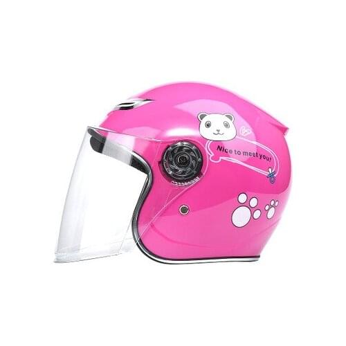 Winter childrens helmet motorcycle children helmet children cartoon safety hat boys and girls warm cap electric bike helmet