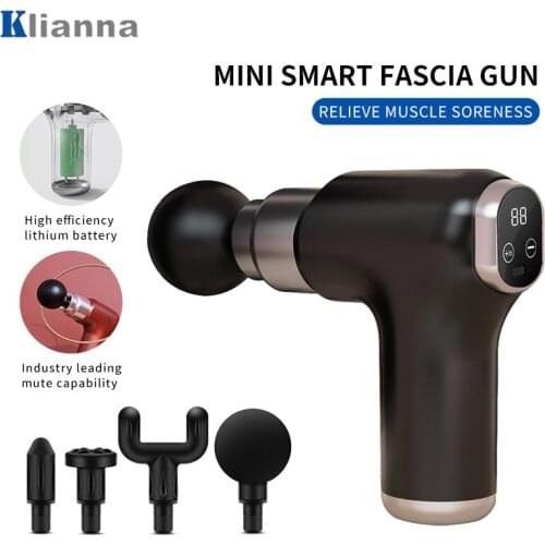 Electric Mini Therapy Massage Gun Muscle Massager Pain Relief Sport Relax Massage Machine Body Slimming Portable Fascia Gun