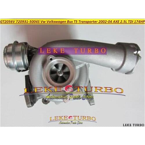 GT2052V 720931 720931-5004S 720931-0003 720931-0002 070145701H Turbo For Volkswagen VW T5 Transporter 2002-04 AXE 2.5L TDI 174HP