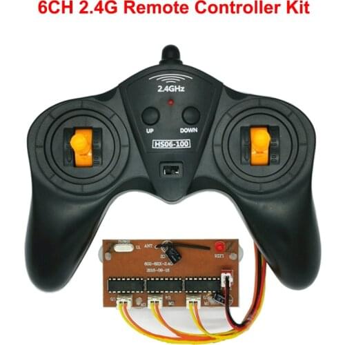 6CH 2.4G Remote Controller Kit 3V Transmitter 3.6V-8.4V Receiver Module for RC Boat DIY Car Radio System Controlling Parts