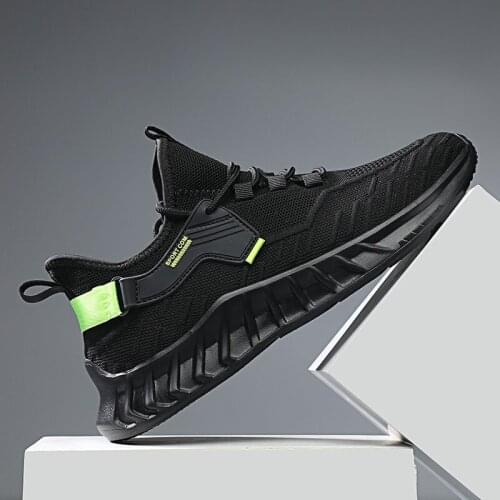 Fashion Men Shoes Lightweight Mesh Breathable Men Sneakers Men Casual Sports Shoes Round Head Comfortable Outdoor Leisure Shoes