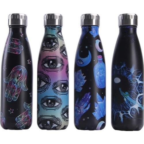 LOGO Custom Stainless Steel Water Bottles BPA Free Thermos Vacuum Insulated Cup Double-Wall Travel Drinkware Sports Flask
