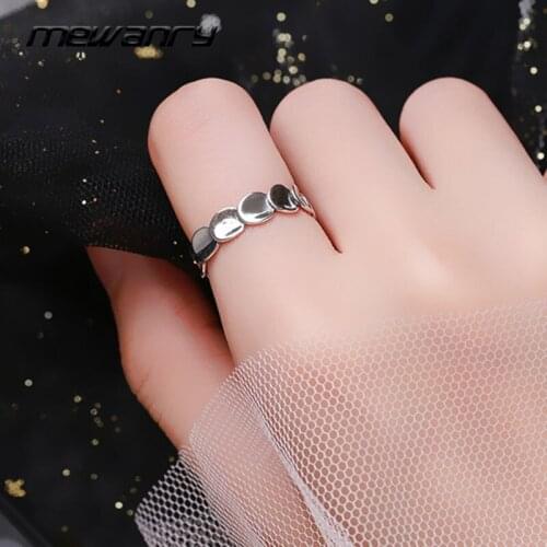 Mewanry 925 Sterling Silver Multilayer Leaf Couples Rings Fashion Sweet Creative Design Party Jewelry Birthday Gifts Wholesale