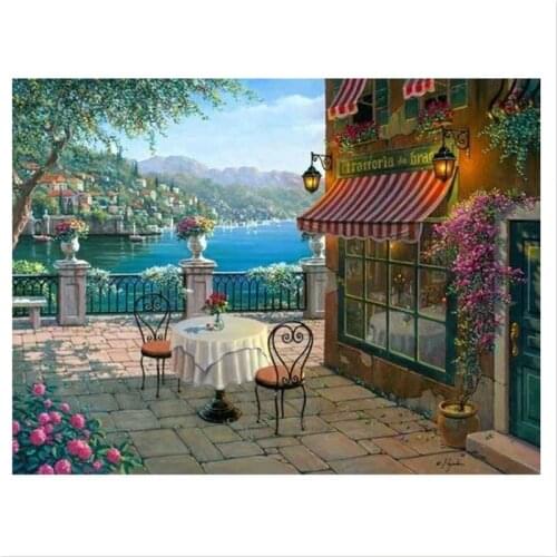 The Sea King Drill full rhinestone diamond Decoration Wall sticker Decor Diamont painting complet Needlework Diamond embroidery