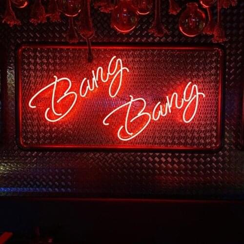 Neon Sign for Cool Dog Korean Neon Wall Anime Room Decor Display Glass Tube Handcrafted Arcade Art Neon Lamp for Beer Bar Wall